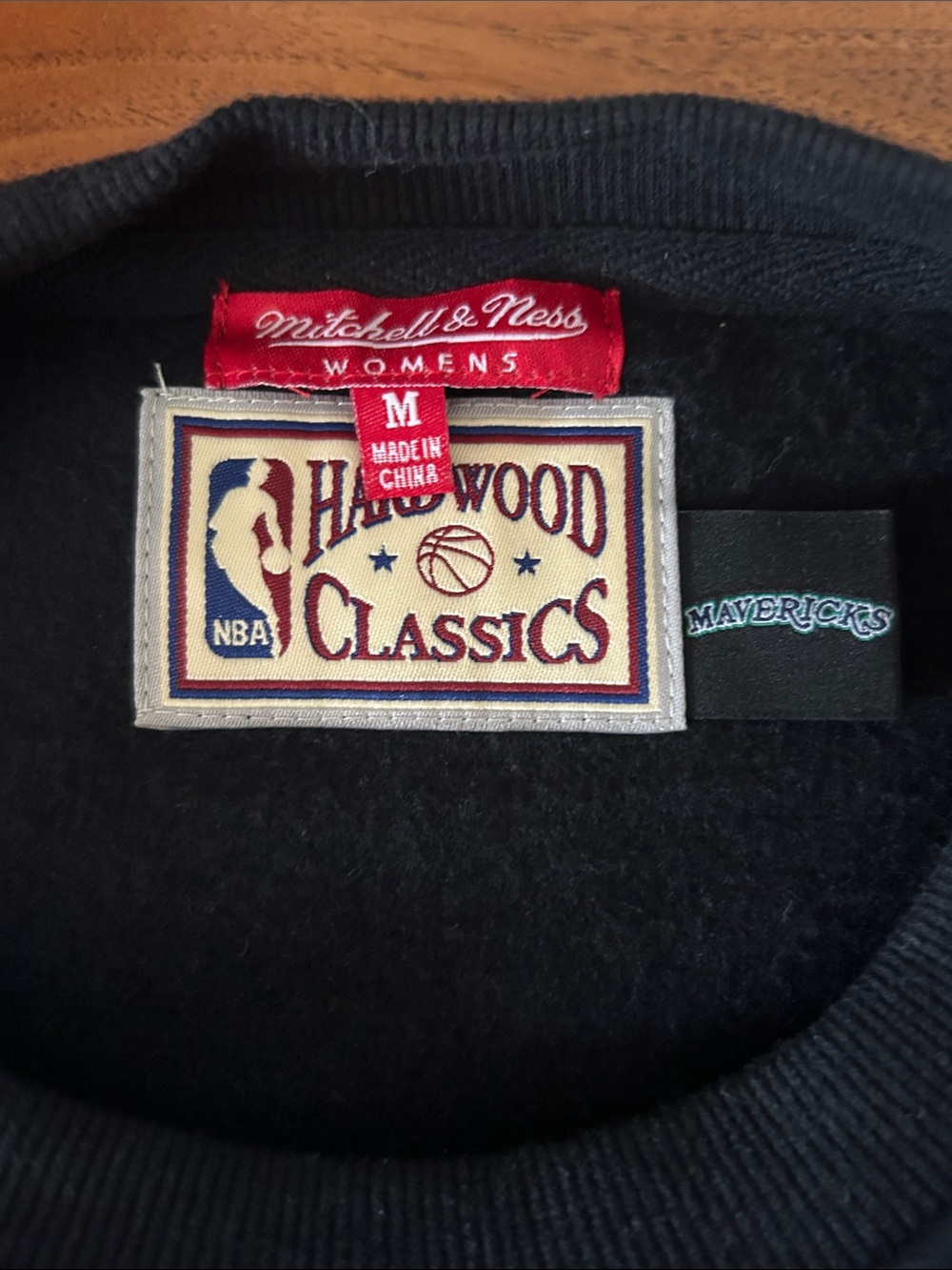 Mitchell & Ness Dallas Maverick Slap Sticker Pullover Sweatshirt - Picture 3 of 5
